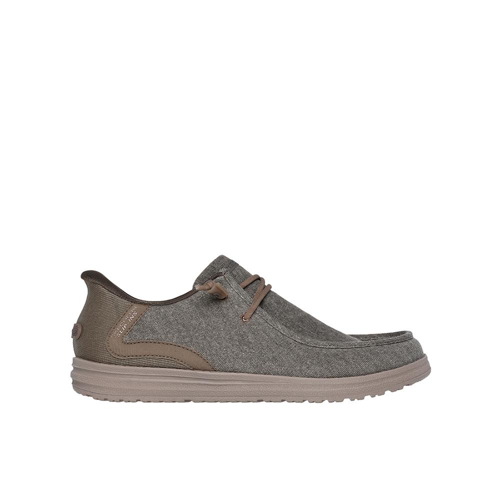 Skechers Relaxed Fit: Melson - Coronado Mocasines deportivos para hombre marrones en textil 86563