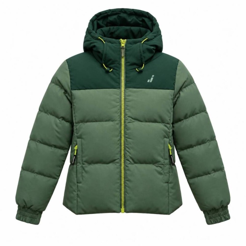 Cazadora Reversible Verde Salvia/verde Bosque Joluvi Signo Jr Para Niño