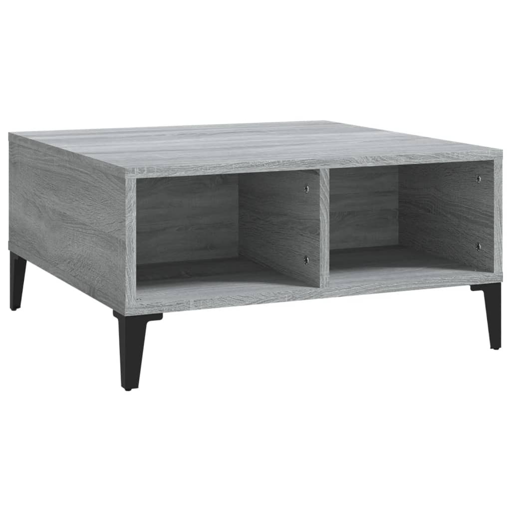 Vidaxl Mesa de Centro Madera Contrachapada 60x60x30 Cm Blanco