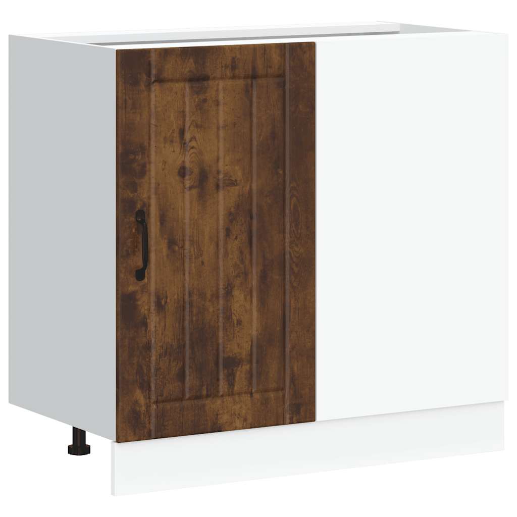 vidaXL Mueble bajo de cocina Lucca madera de ingeniería  86 x 46 x 81.5 cm Multicolor