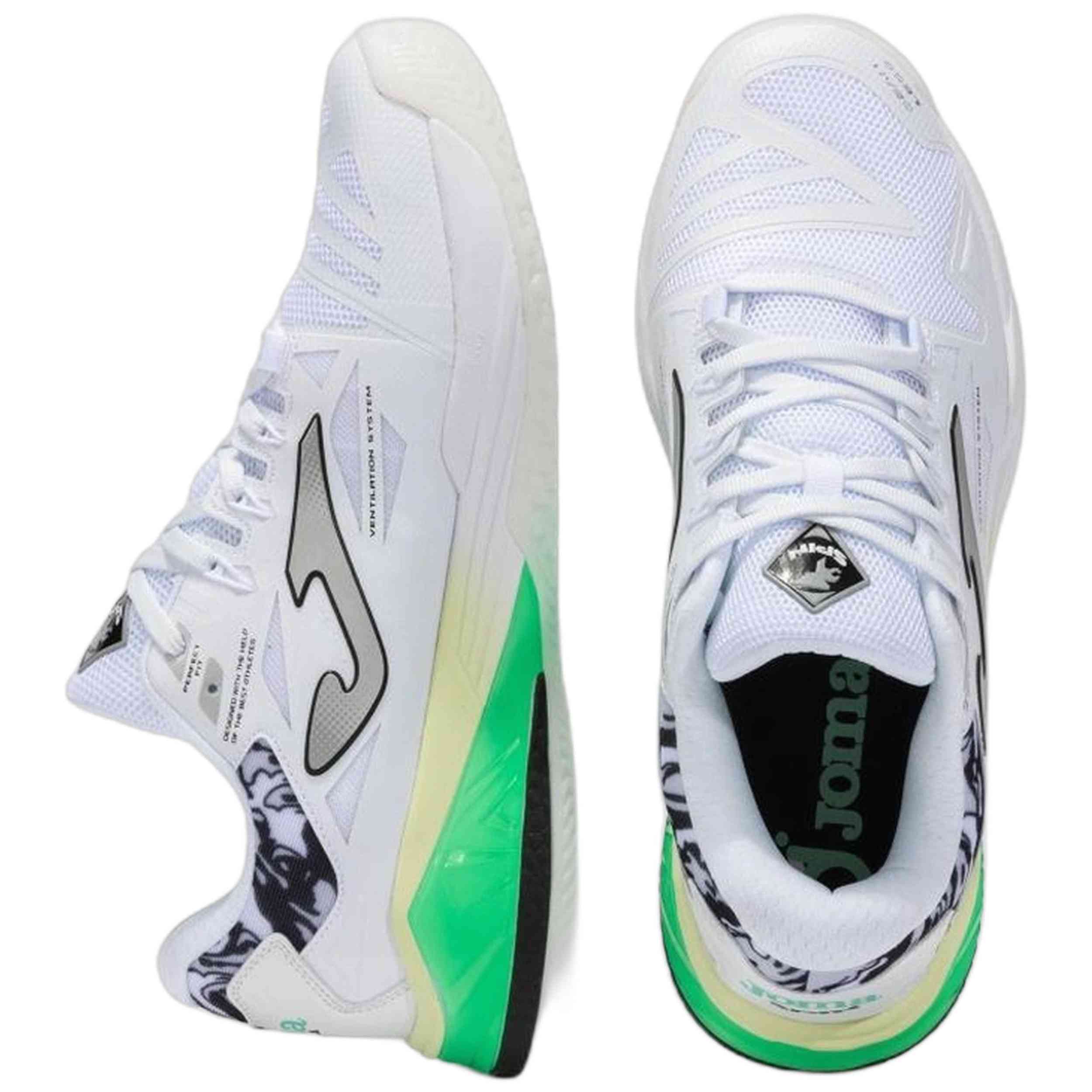 Zapatillas Joma modelo Spin Men 2502 Blanco en color Blanco