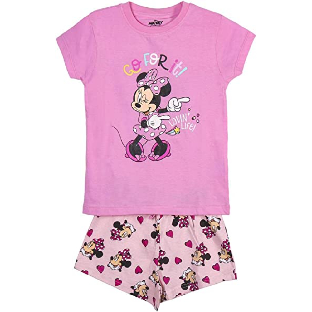 Disney Minnie Mouse Cerdá Pijama corto 73138 rosa Niña