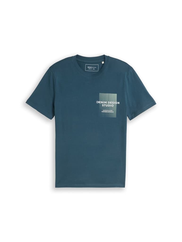 Camiseta Tom Tailor Tide Petrol 1051545 32227