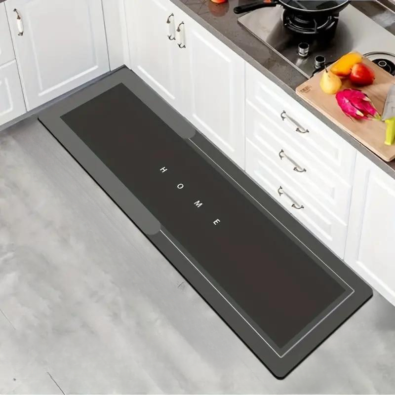 TK 1pc Alfombra De Cocina Antideslizante Impermeable Y Anti Suciedad Lavable Para Sala De Estar Baño Lavandería Entrada Alfombra