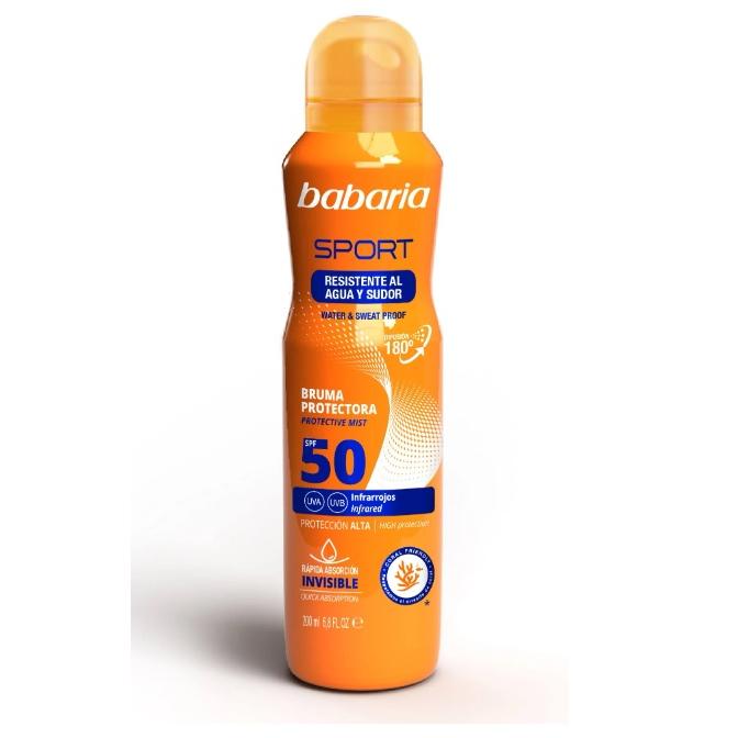 Babaria Bruma Protectora Sport Spf50 200Ml Resistente Al Agua Y Al Sudor