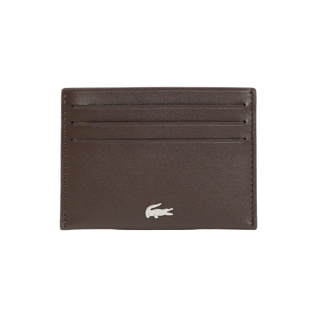 Tarjetero Marrón de Piel FG Lacoste Sutil y Elegante