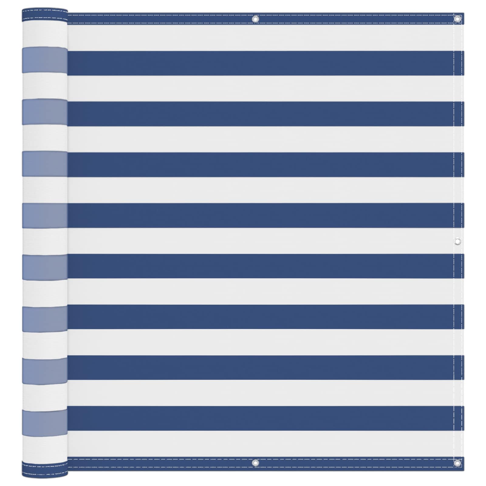 vidaXL Pantalla de Balcón Oxford alu recubierto de PU 120 x 200 cm Multicolor