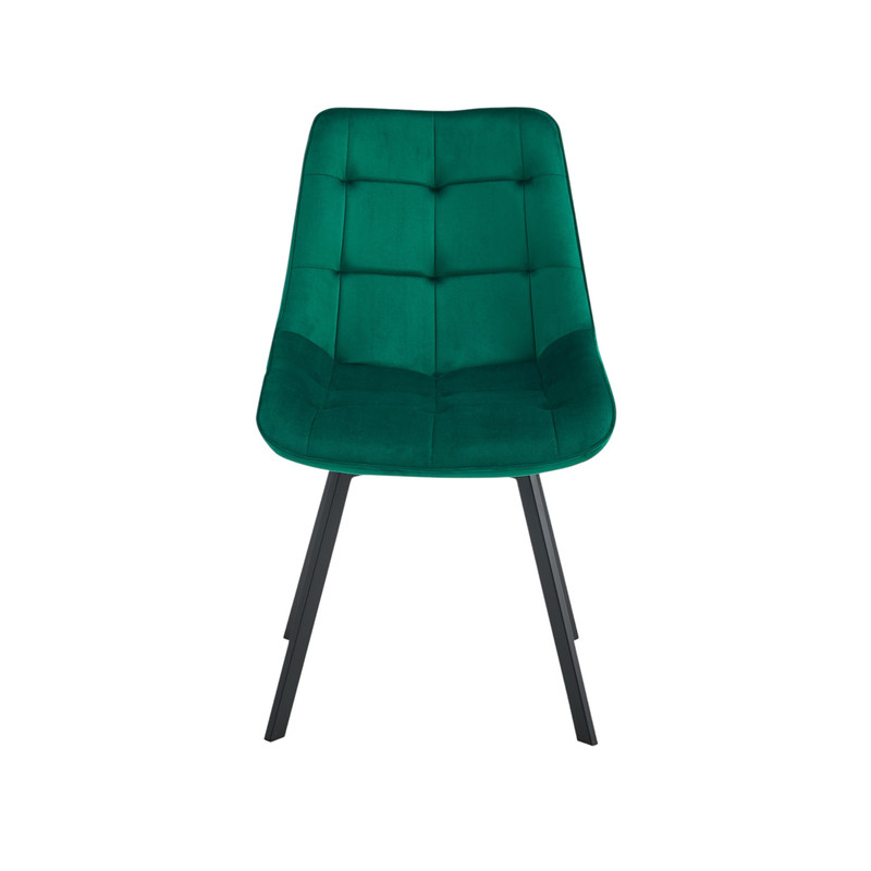 Silla Individual Minimal DECO Tapizada Giratoria 360° de Comedor Estilo Moderno con Patas Metálicas, Varios Colores