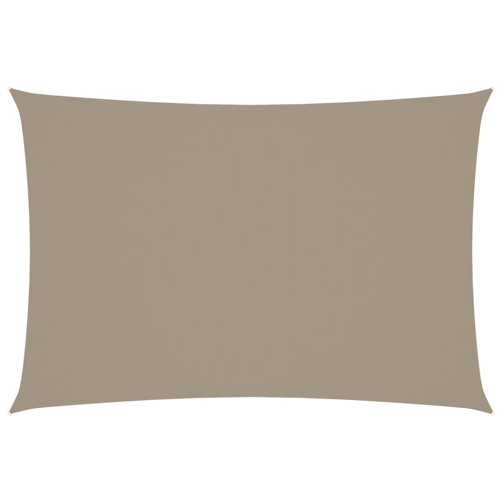 vidaXL Toldo de vela rectangular tela Oxford 3x5 m Color Antracita, Beige, Crema