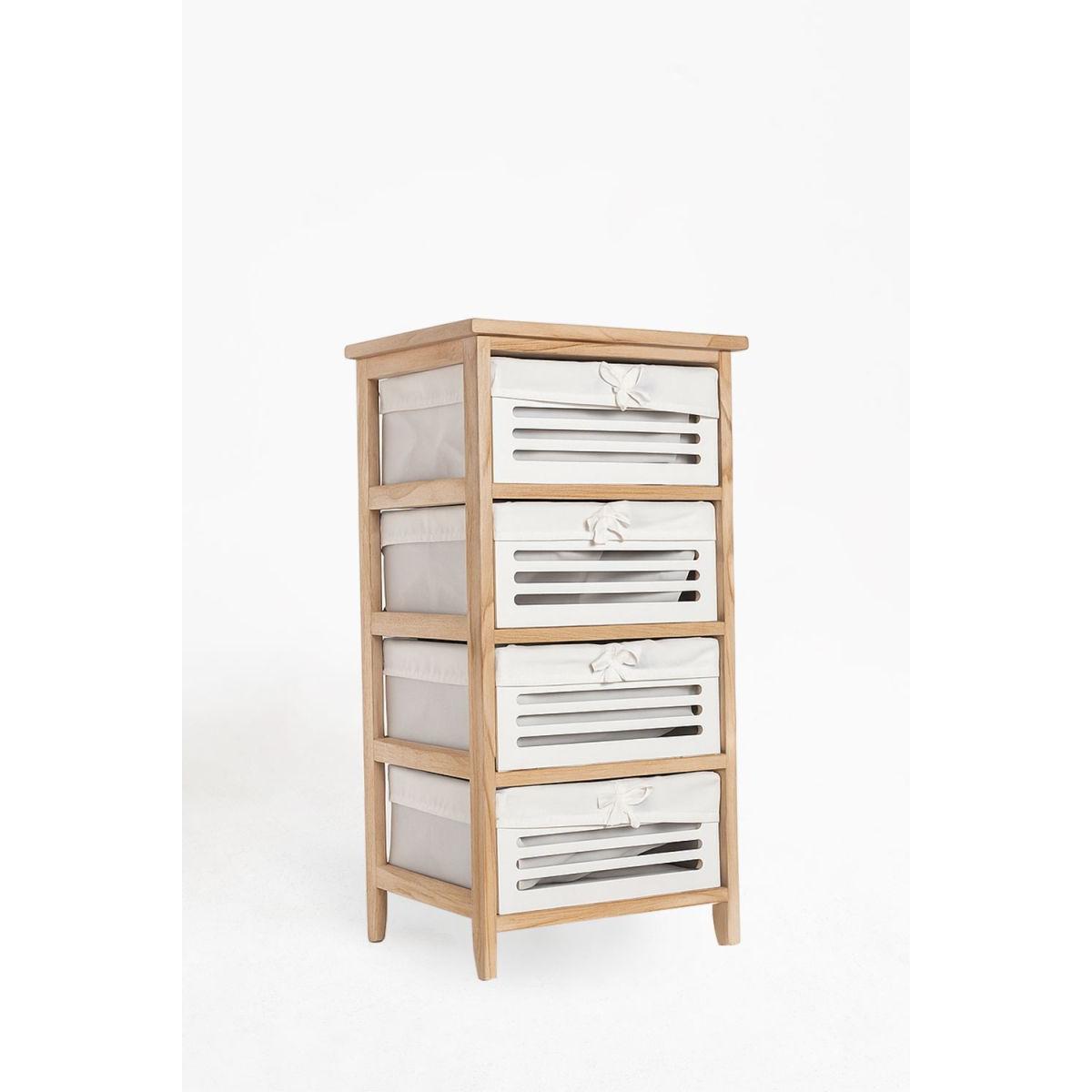 Regalos Miguel - Muebles Auxiliares - Cajonera Ancha Nuvio 4 Cajones