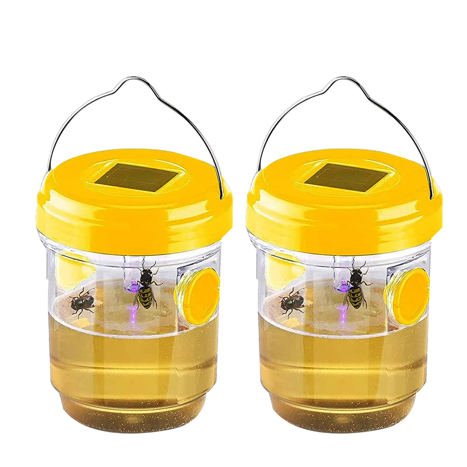 Trampa Solar para Avispas - Trampas para Abejas y Avispás - Pack de 2 Unidades