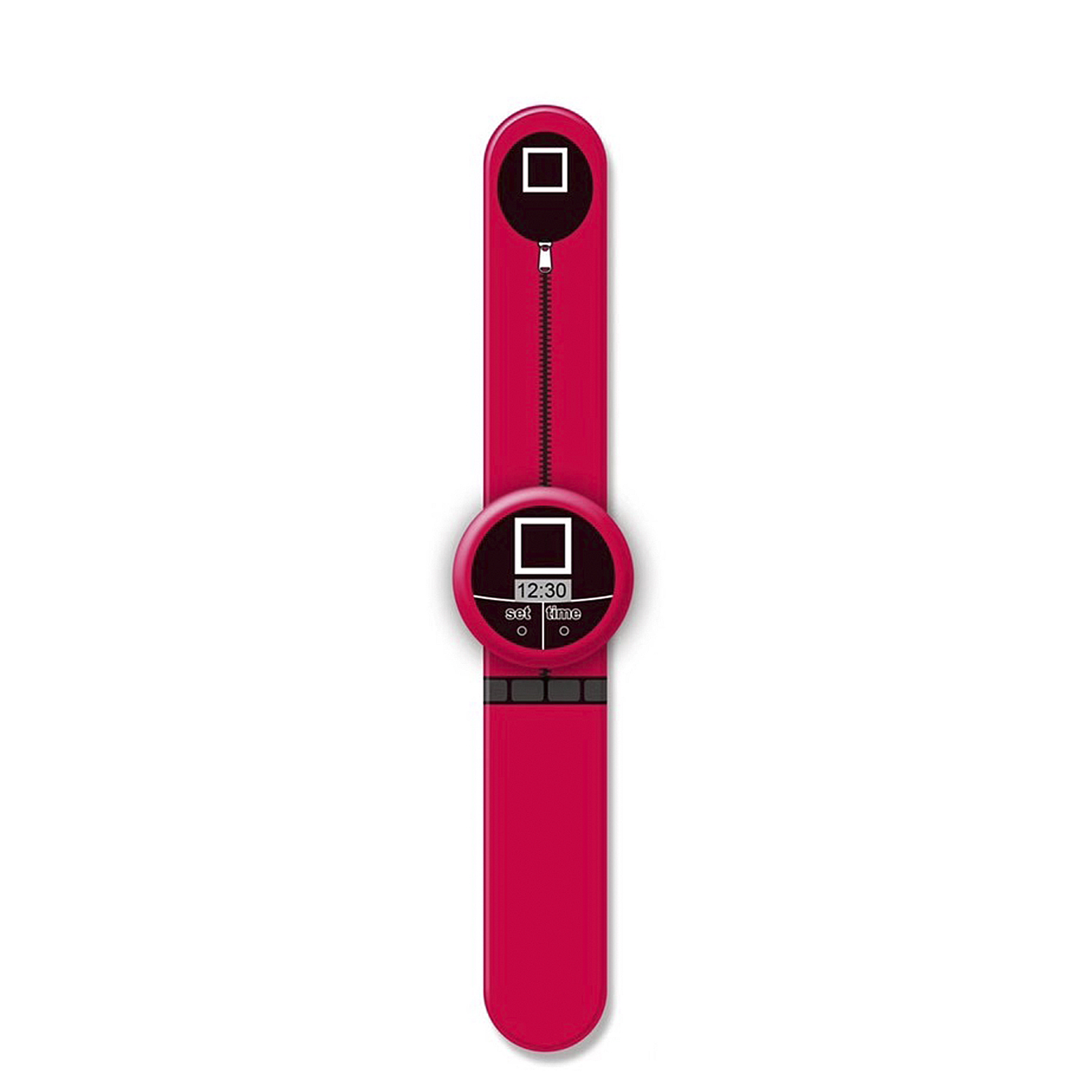 DAM. Squid Slap On reloj digital. Diseño cuadrado. 4,5x0,7x22,5 cm.