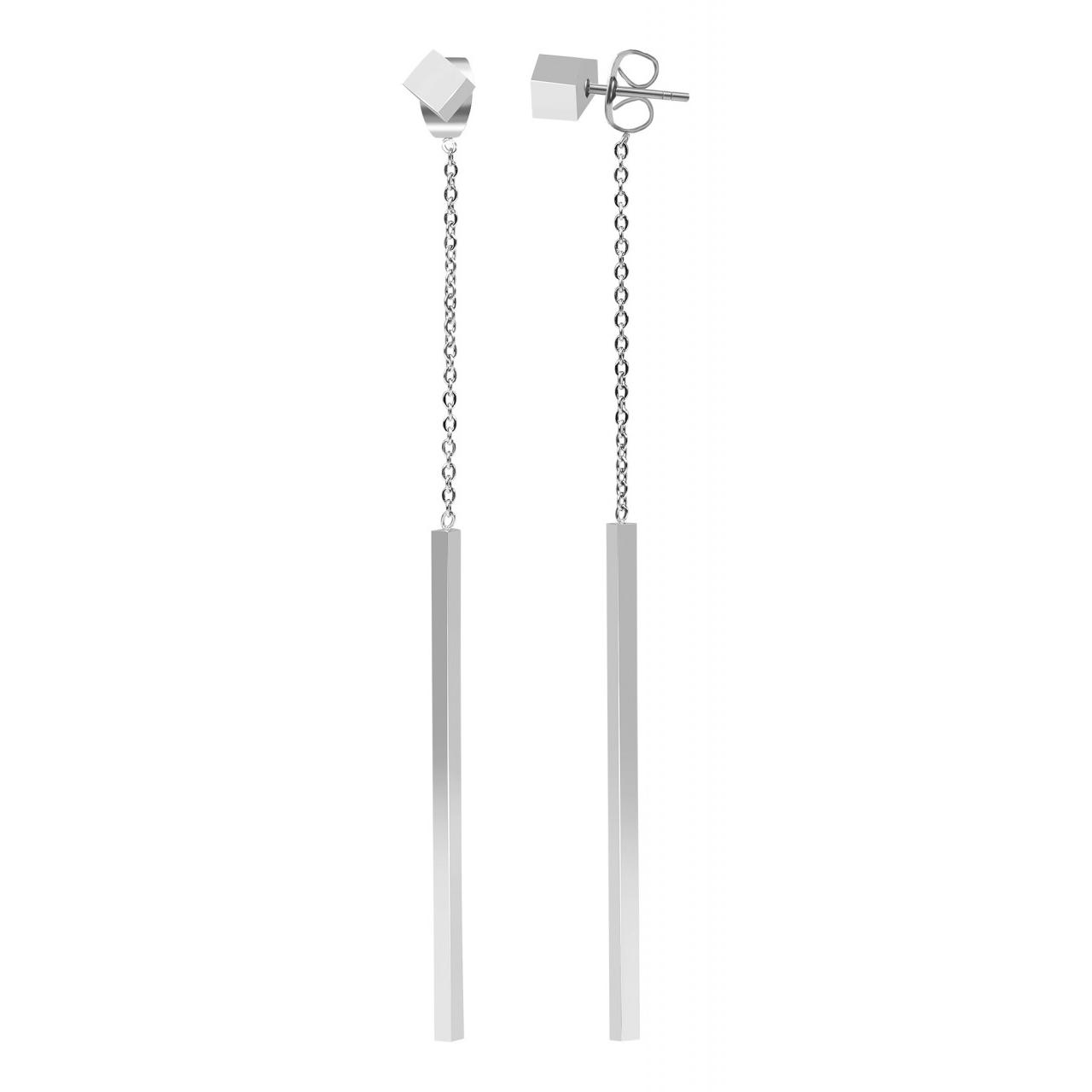 Akzent® Pendientes Compridos em Aço Inoxidável