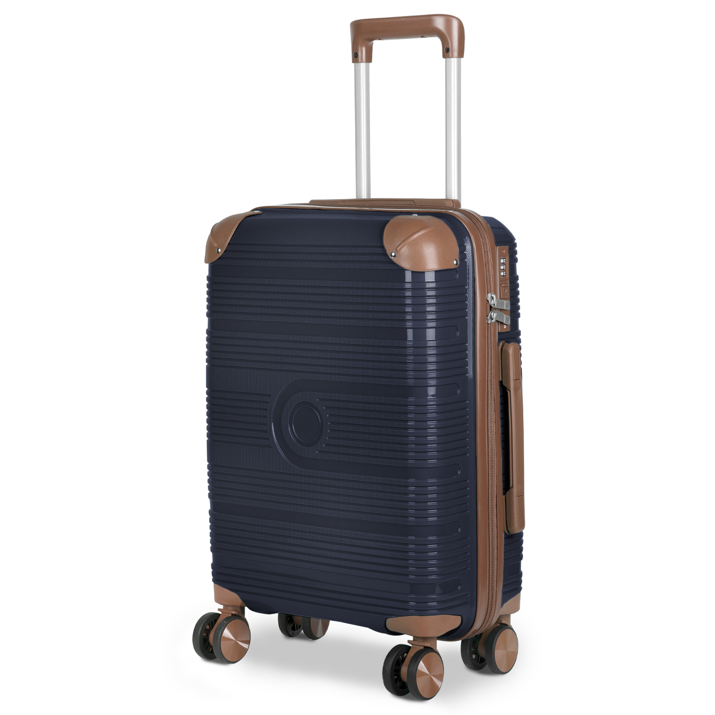 Maleta de Viaje de Cabina 54x36x20cm Equipaje de Mano de Polipropileno con Ruedas Giratorias 360º ,Resistente y Ligero. Ideal para Viajar