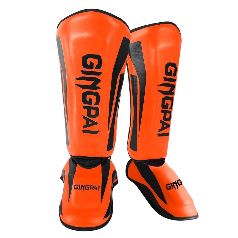 CA Kickboxing-espinilleras de boxeo para artes marciales, Protector de piernas para Muay Thai, Sanda Wushu, protectores de tobillo para Taekwondo