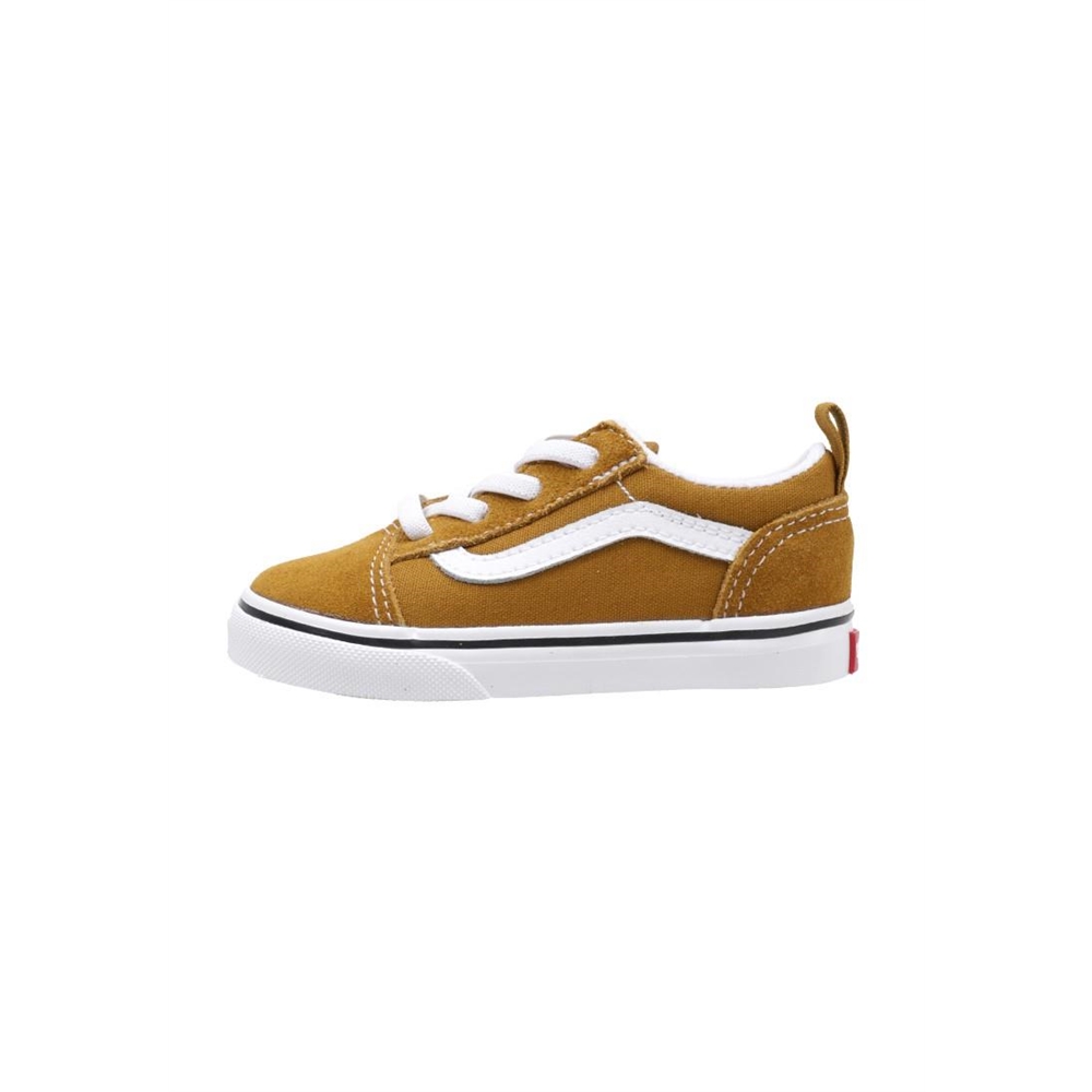 Vans TD Old Skool Elastic Lace Deportivas Planas bebé niño (hasta talla 30) Amarillo