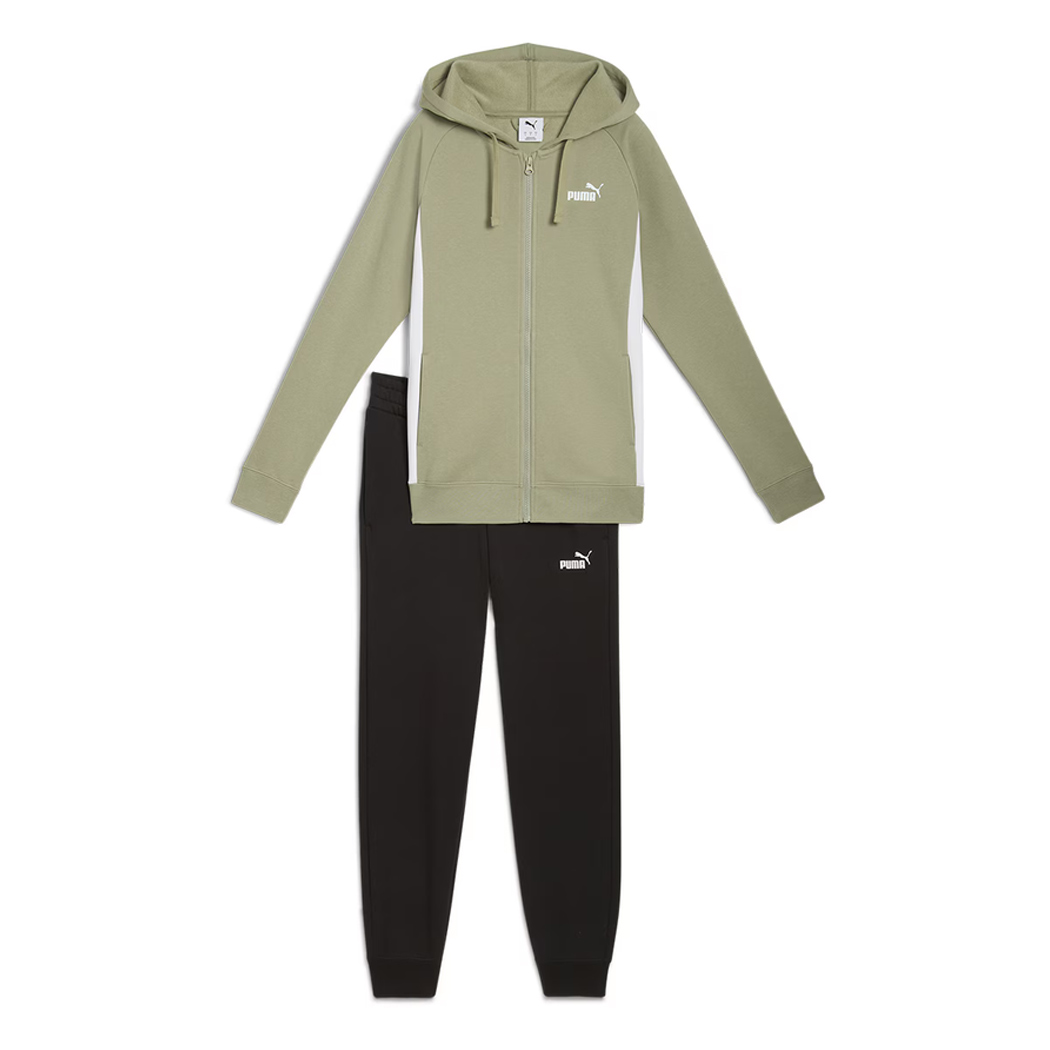 Chandal Puma Full-Zip Hooded Verde Mujer 690738-82