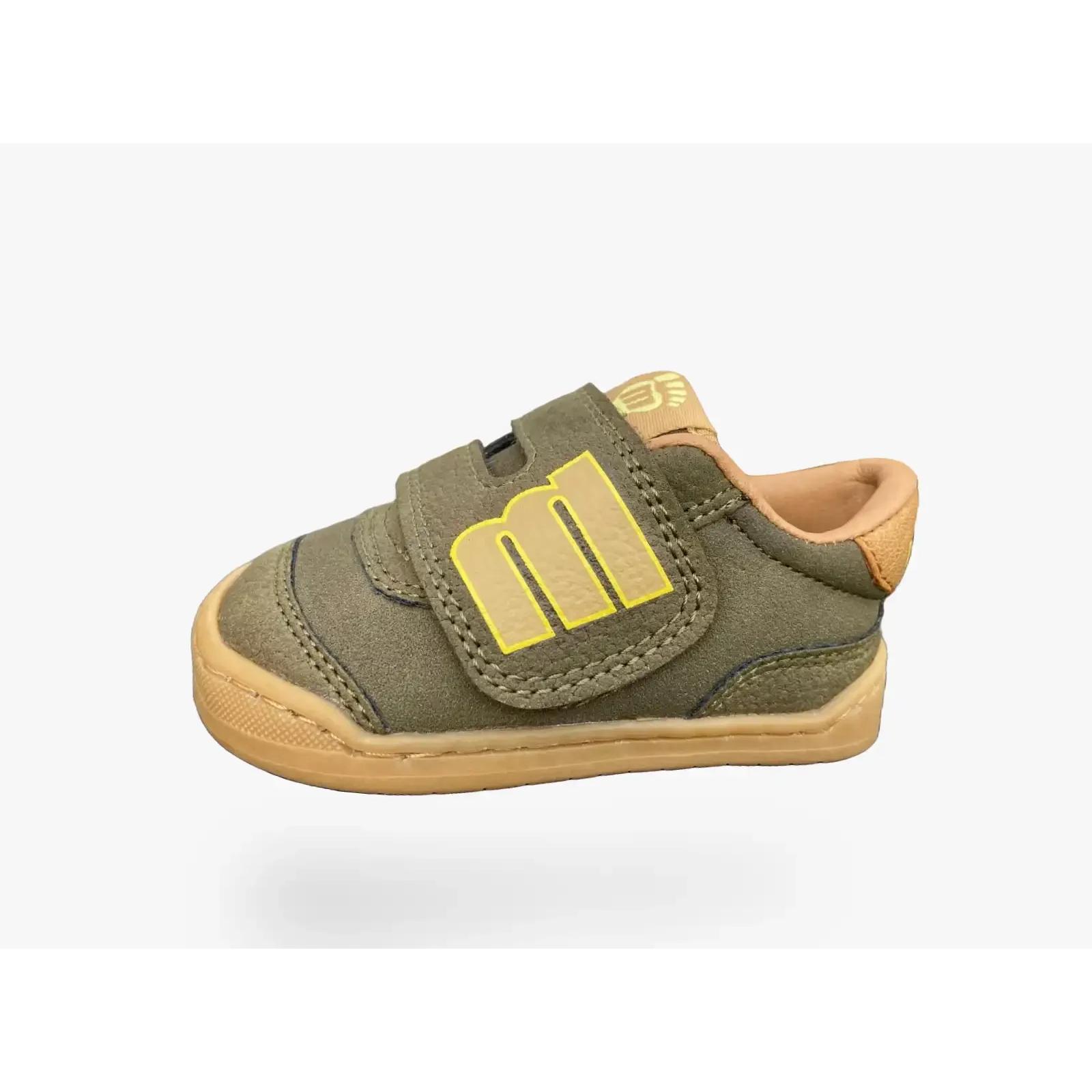 Zapato respetuoso barefoot Mustang Free 48934 Kaki primeros pasos