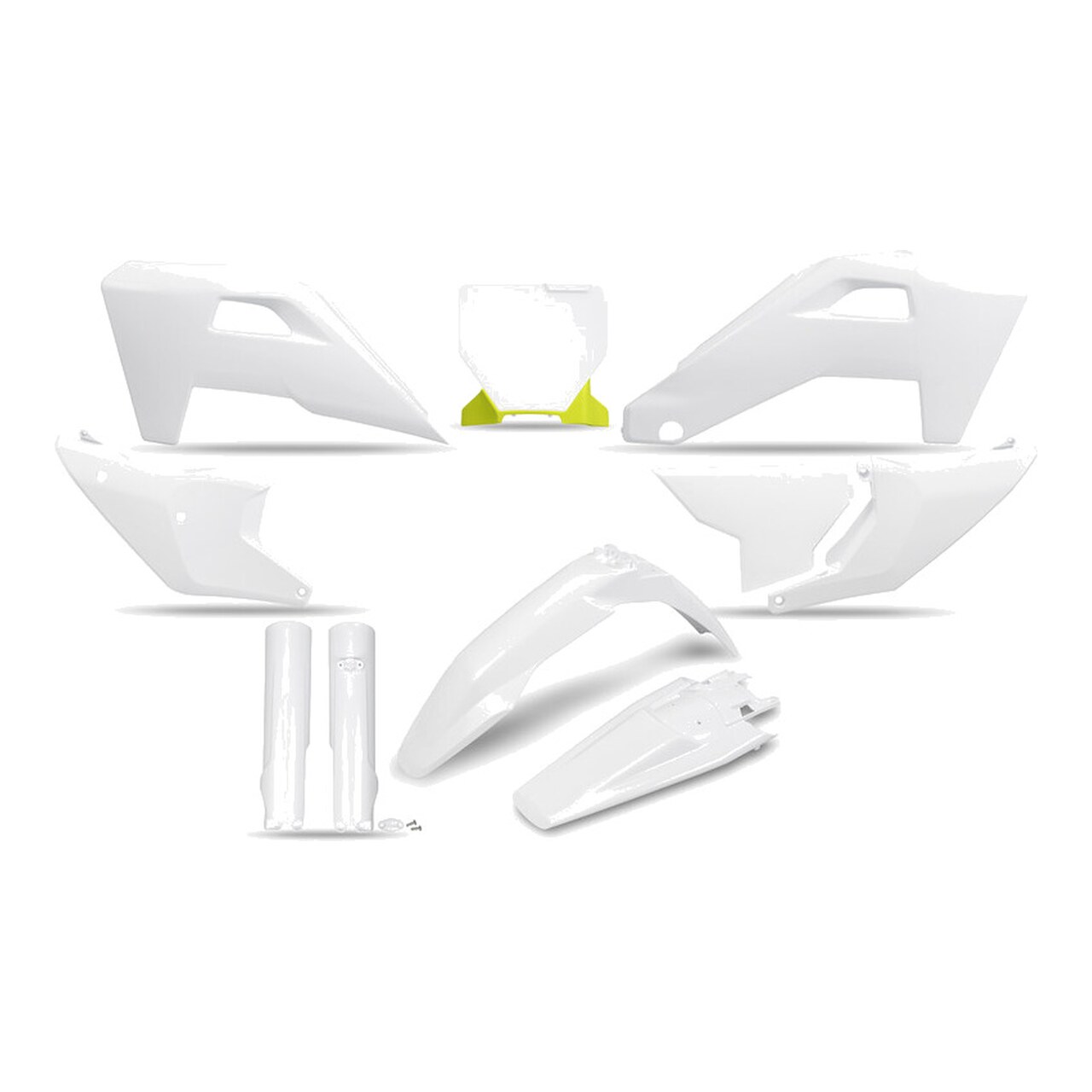 Kit De Plástica Completo Con Protectores De Horquilla Oem Color 1129624002
