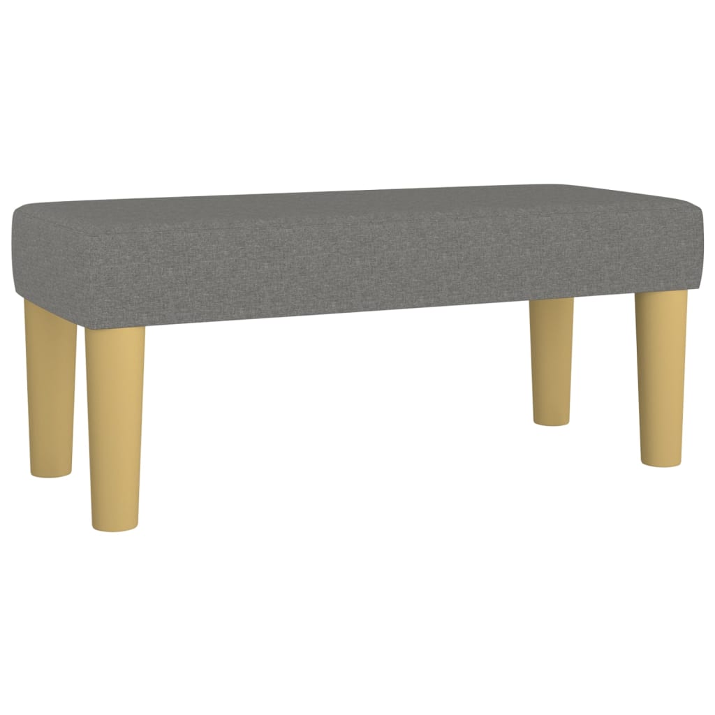vidaXL Banco de Tela Asiento Sala Salón Estar Pasillo Multicolor Multitalle