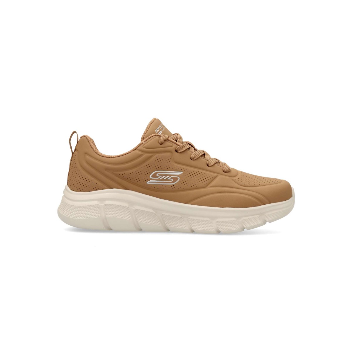 Skechers - Zapatillas deportivas Bobs Flex Arctic Edge para mujer, cómodas con plantilla Memory Foam y diseño elegante perforado
