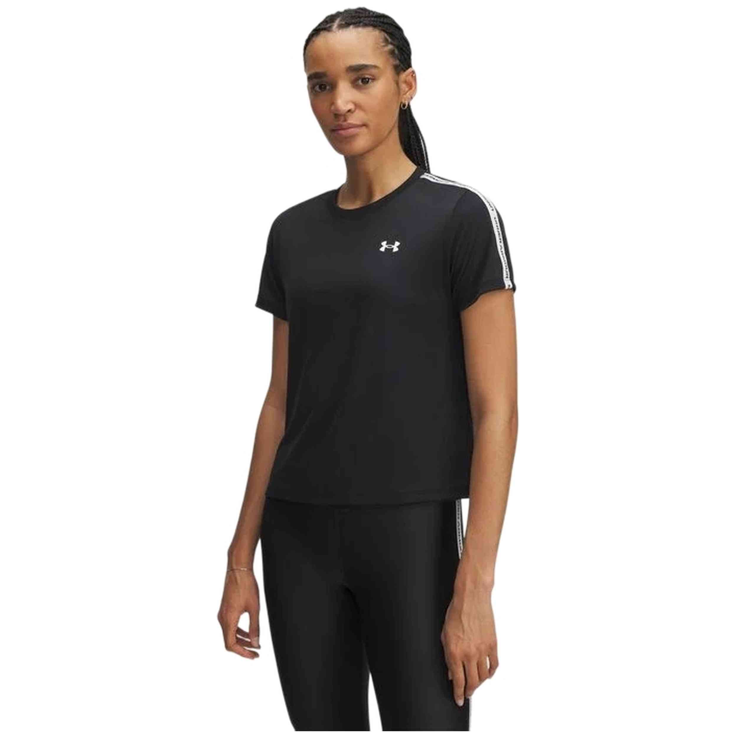 Camiseta De Manga Corta Under Armour modelo 6003915-001 para Mujer en color Negro