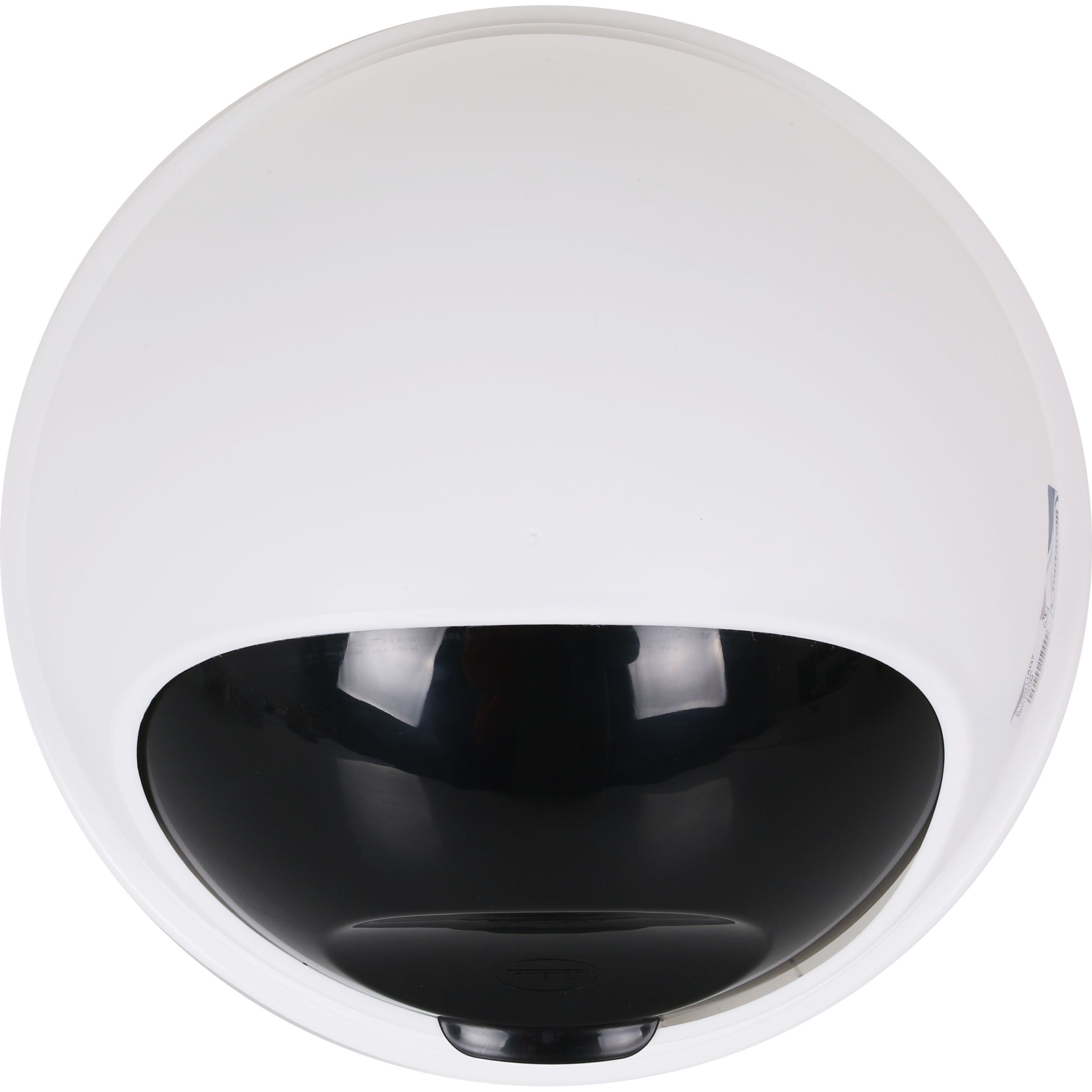 Tontarelli - Cubo Basura con Tapa 45L Big Hoop Blanco - Capacidad Ampliada - Fácil de Limpiar - Diseño Elegante - Resistente a Golpes - Tapa Antiolores