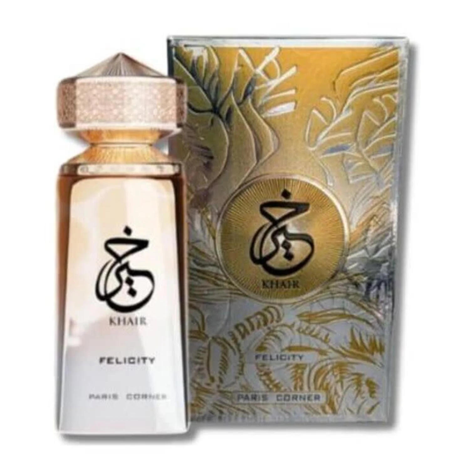 Paris Corner Khair Felicity Eau de Parfum 100 ml - Fragancia Dulce y Cremosa con Notas de Vainilla y Almizcles para Mujer