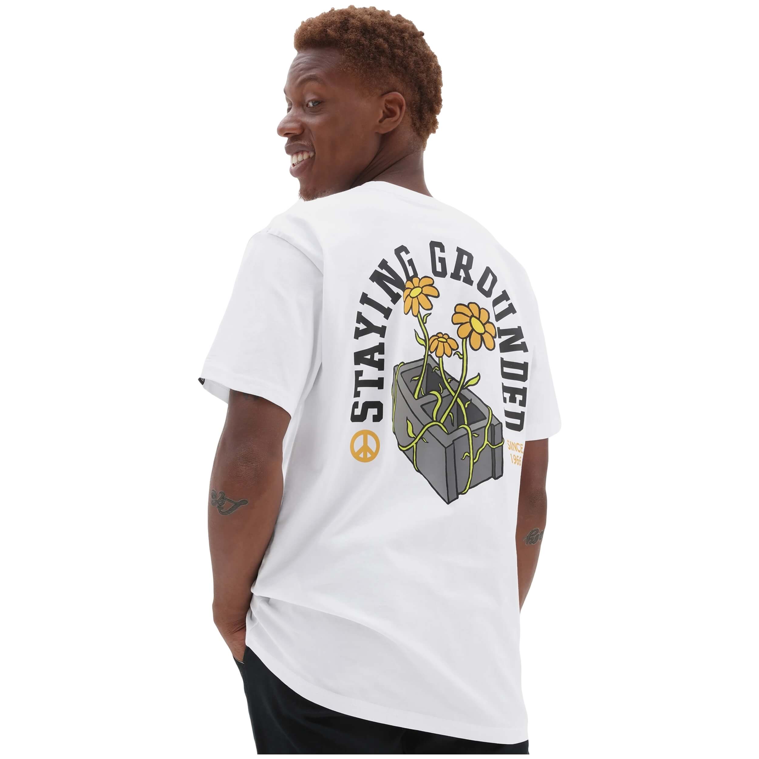 Camisetas De Manga Corta Vans modelo VN00003FYB21-WHITE para Hombre en color Blanco