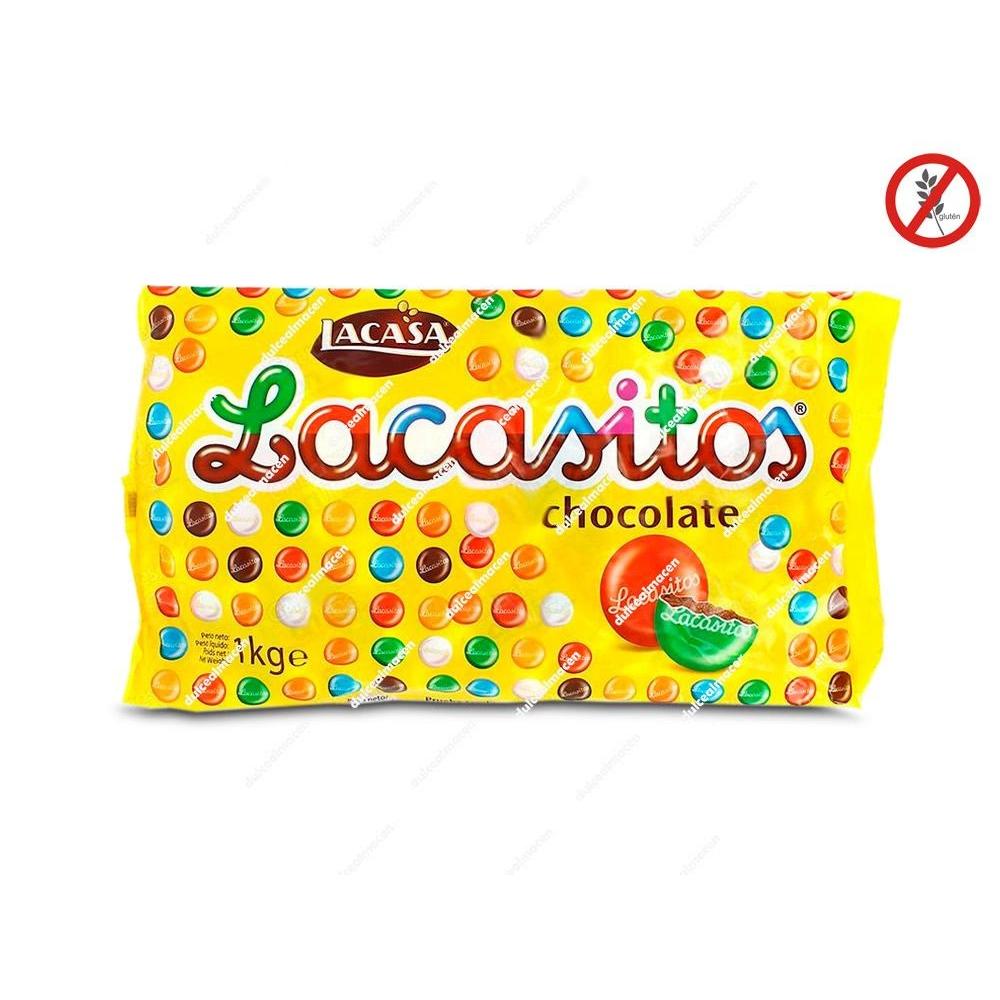 Grageas de Chocolate con Leche de Colores Lacasitos Bolsa de 1 kg