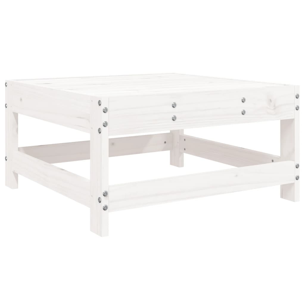 Vidaxl Taburete Jardín Madera Maciza Pino Natural - Conjunto Terraza