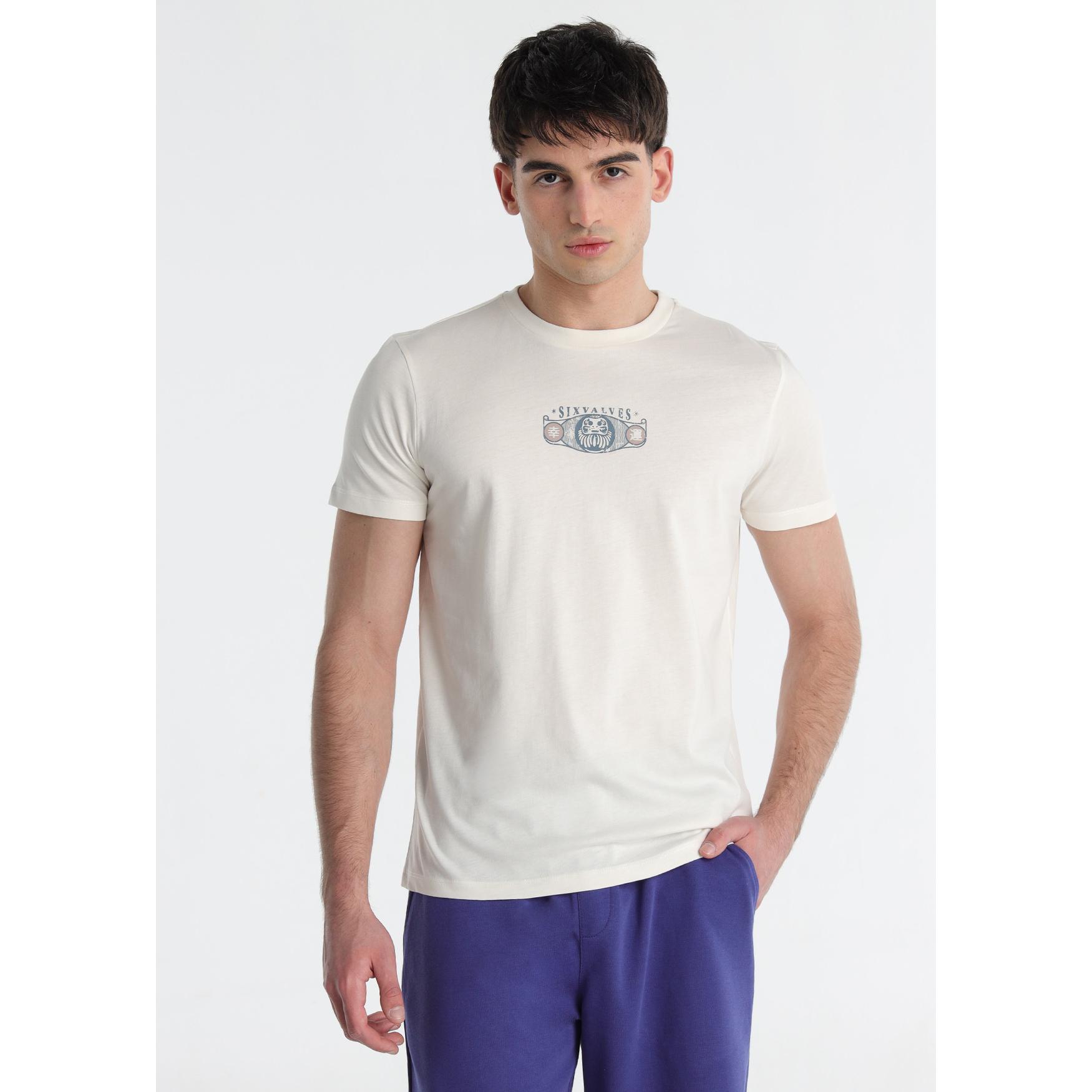 SIX VALVES - Camiseta León Japan White