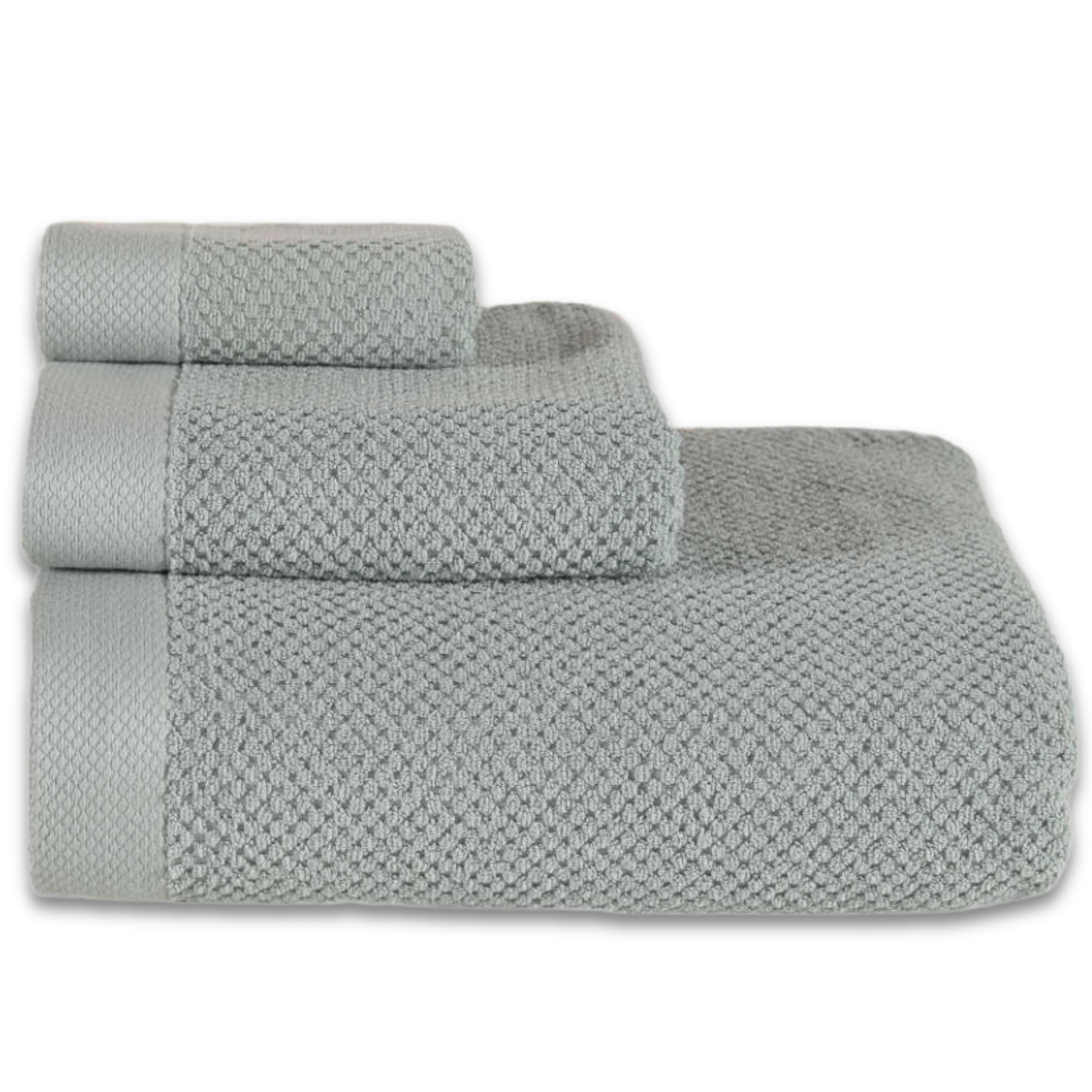 Juego de 3 Toallas de Algodón Premium  (6 Colores diferentes) - 3 Piezas Súper Absorbentes 500 GSM - Toalla Grande 150x100 cm, Mediana 100x50 cm y Facial 30x50 cm - Suaves, Duraderas y Elegantes para Baño - No pierden color