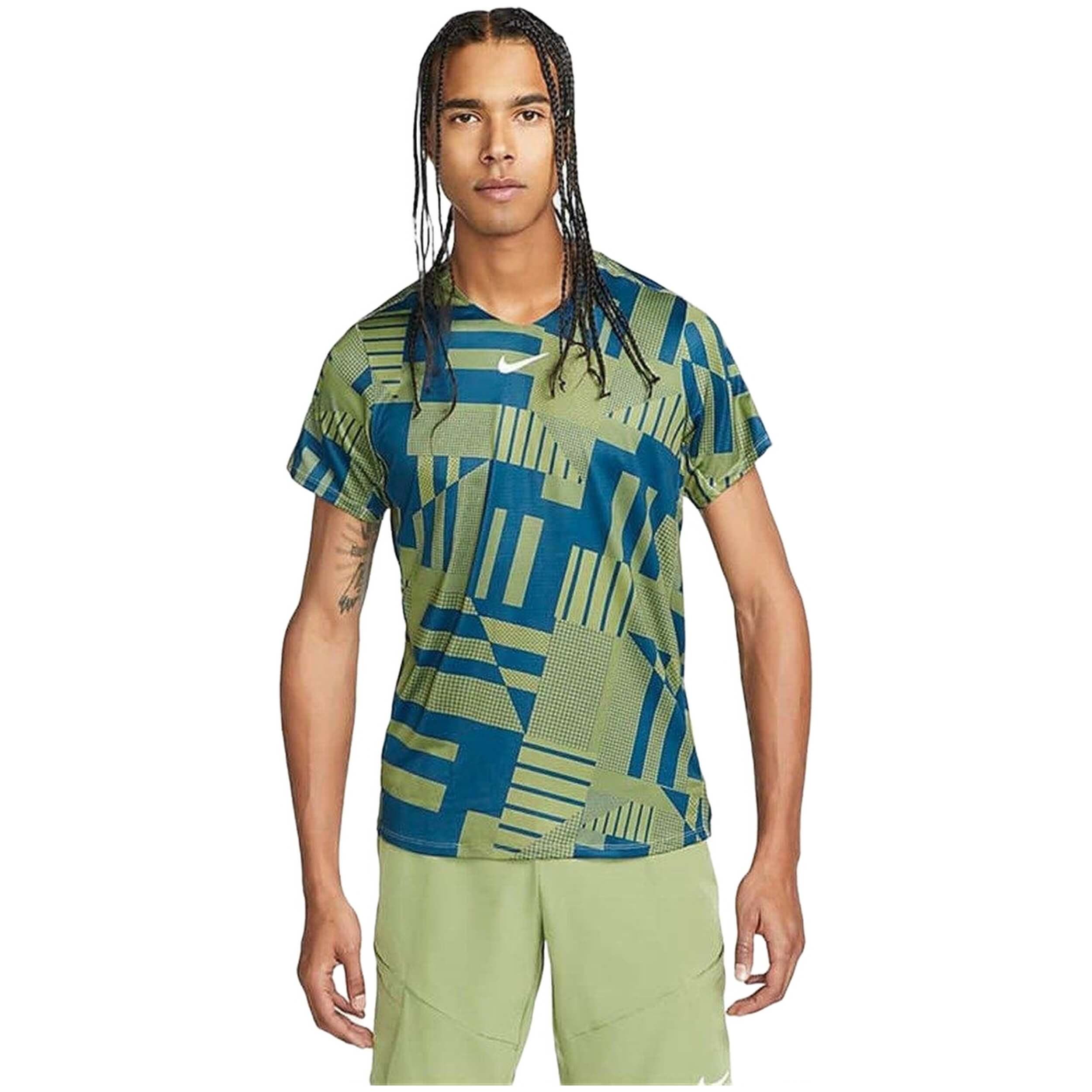 Cam. M/C Dri-Fit Advantage Nike en color Verde