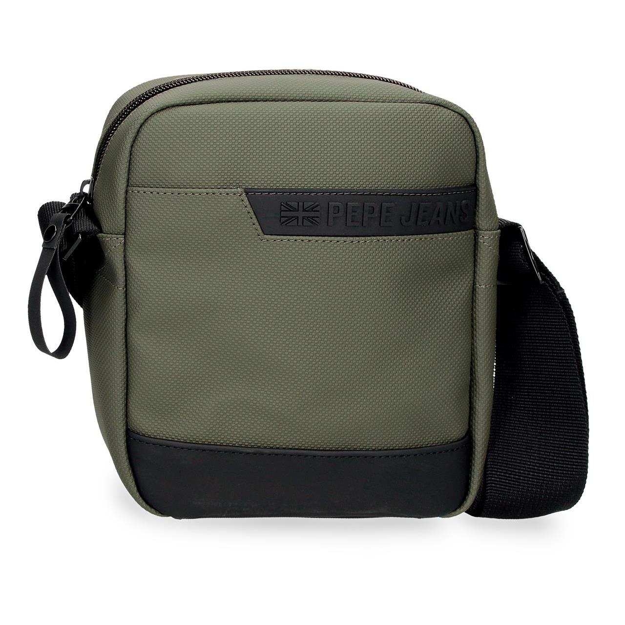 Pepe Jeans - Bandolera hombre Dorking de poliéster resistente y ligero para trabajo y viajes, con múltiples bolsillos y correa ajustable