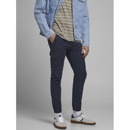 Jack & Jones mod. 12169582 Pantalón cargo algodón con bolsillos