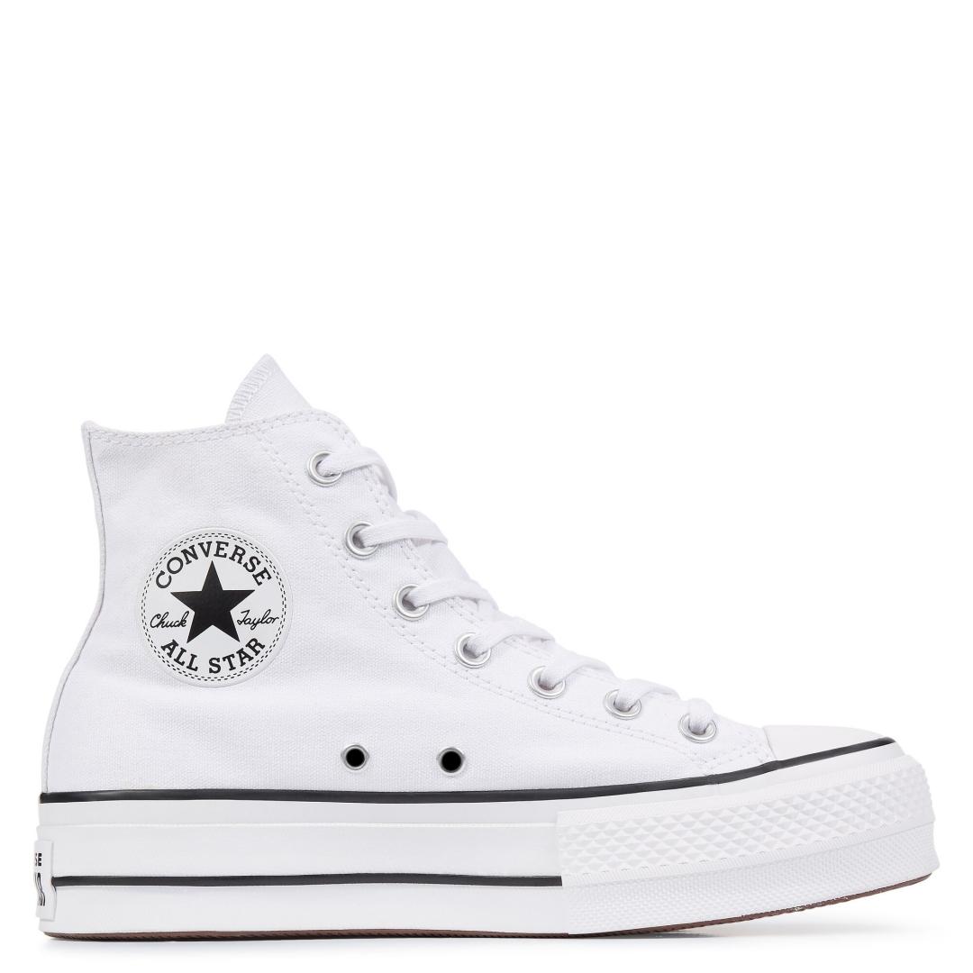 Zapatilla Converse Ctas Lift Hi Blanco
