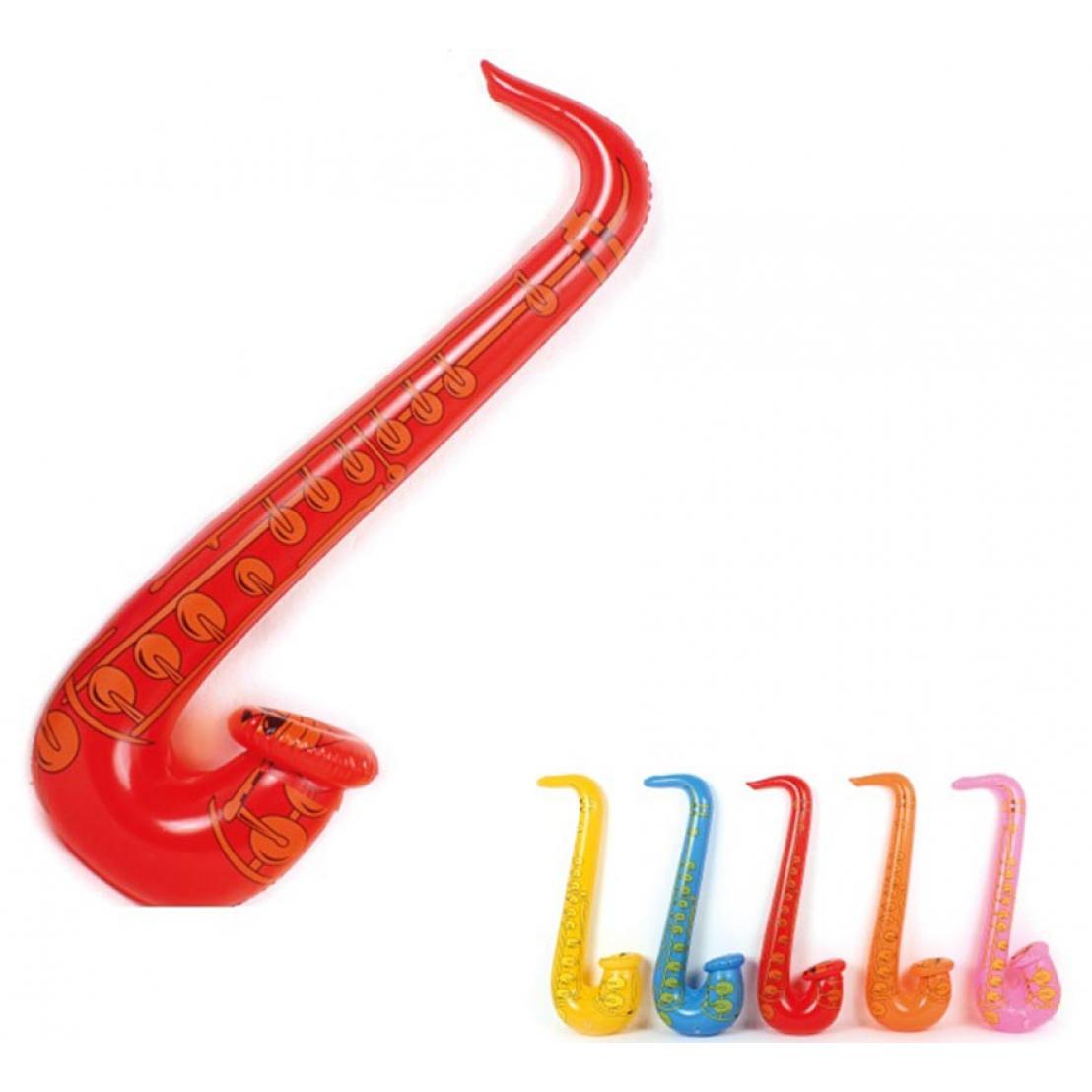 Partilandia Saxofón Hinchable de 70 cm en colores surtidos