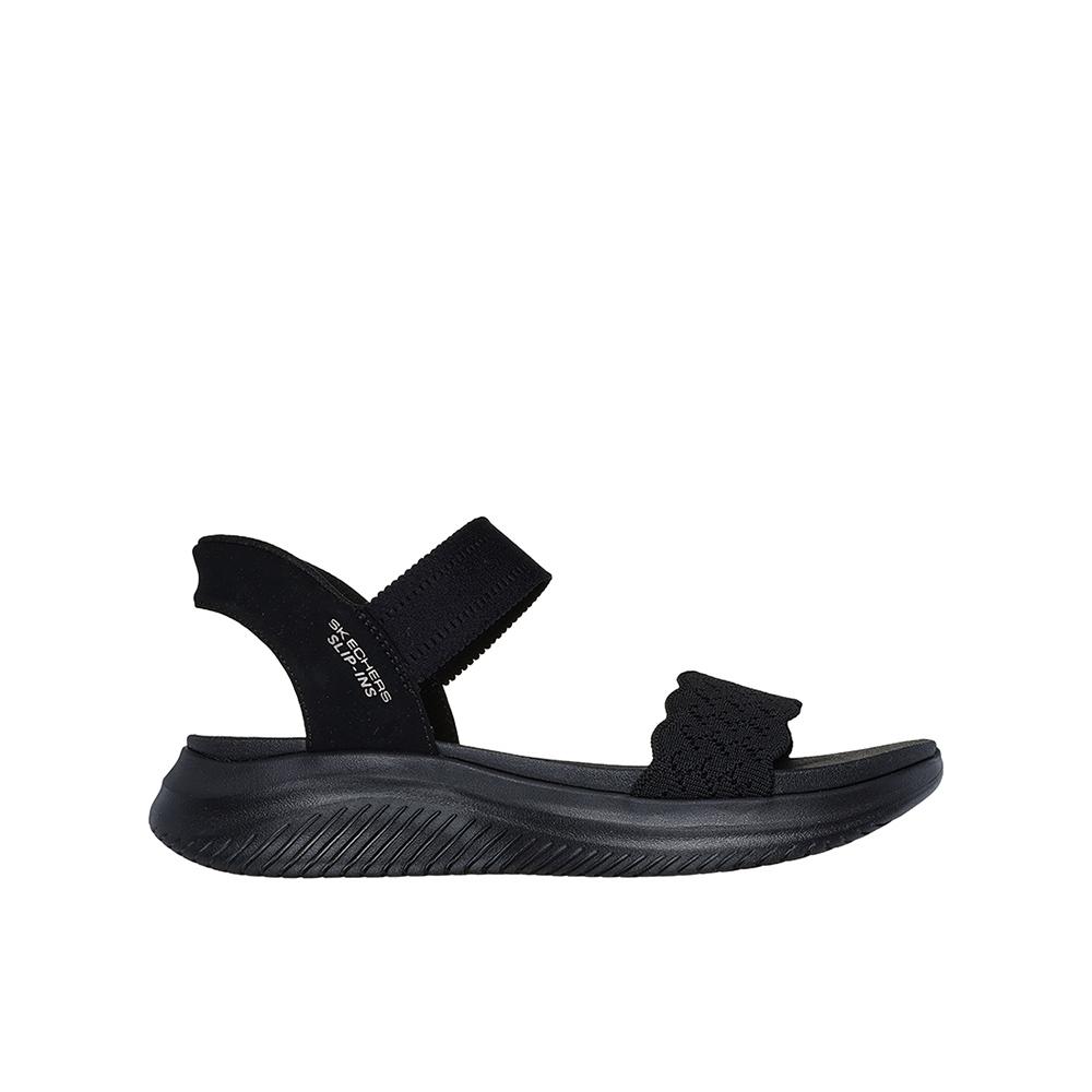 Skechers Slip-ins: Ultra Flex 3.0 Sandalias deportivas para mujer negras en textil 83657