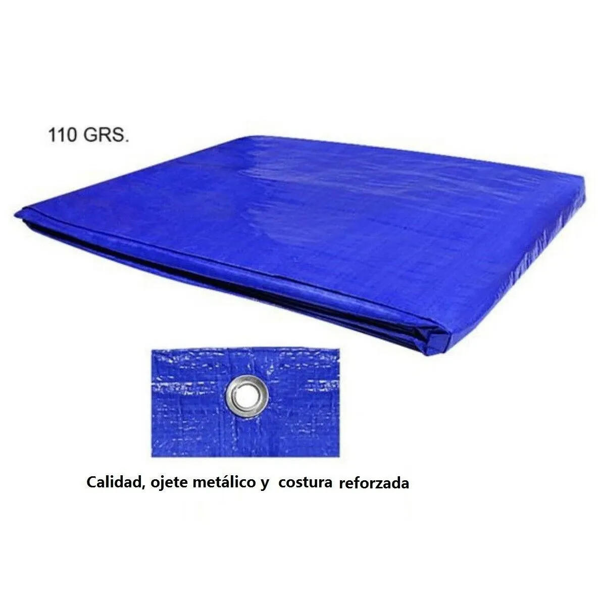 Maxia Market Toldo lona cubierta protector de polietileno impermeable reforzado 110 GRS