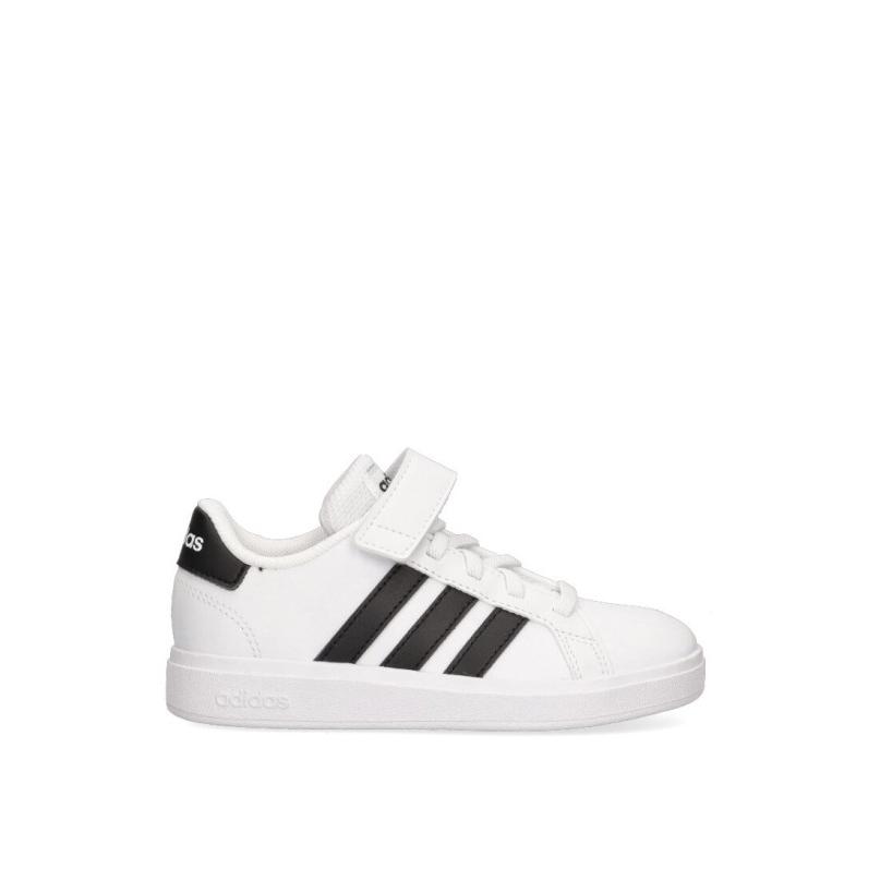 Zapatillas Casual Adidas - Niña - Suela Plana - Modelo Ih5529 - Color Negro