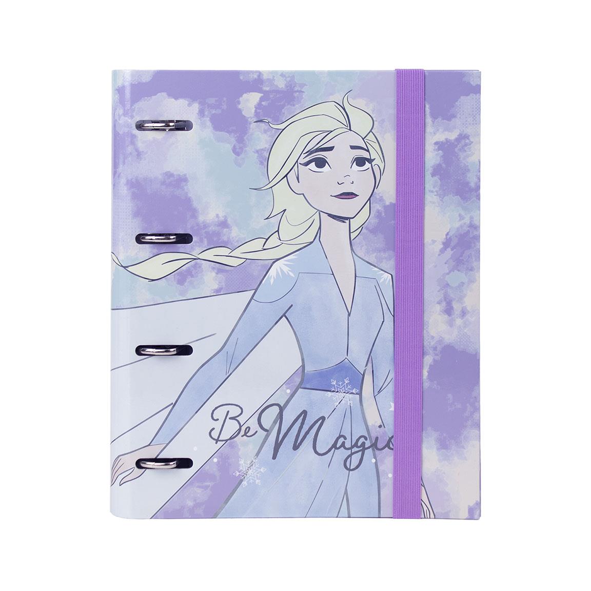 Archivador escolar carpesano tamaño folio A4 Frozen II