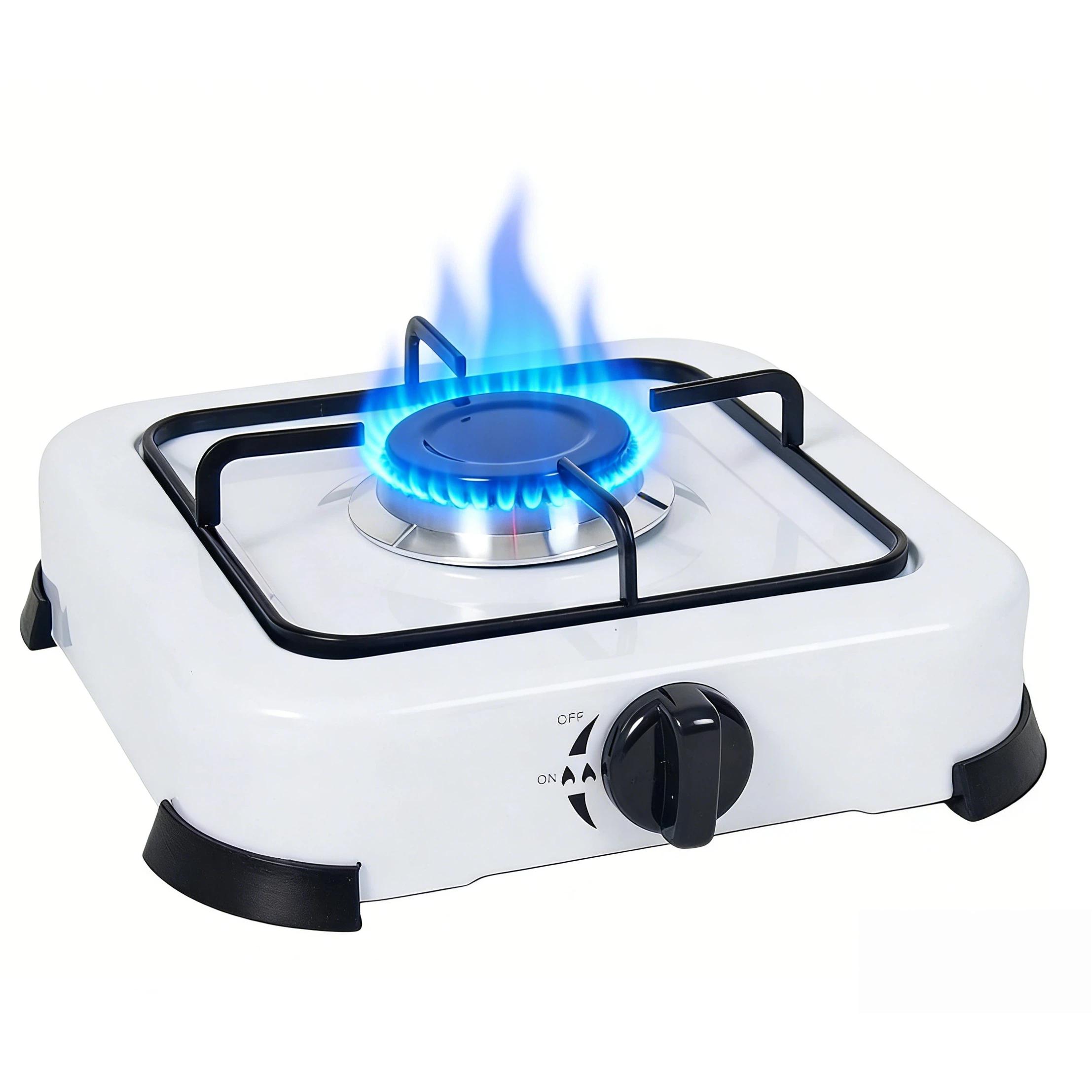 Cocina de Gas Portátil 1 Fuego Gerimport | Hornillo de Gas Butano/Propano para Camping y Exterior
