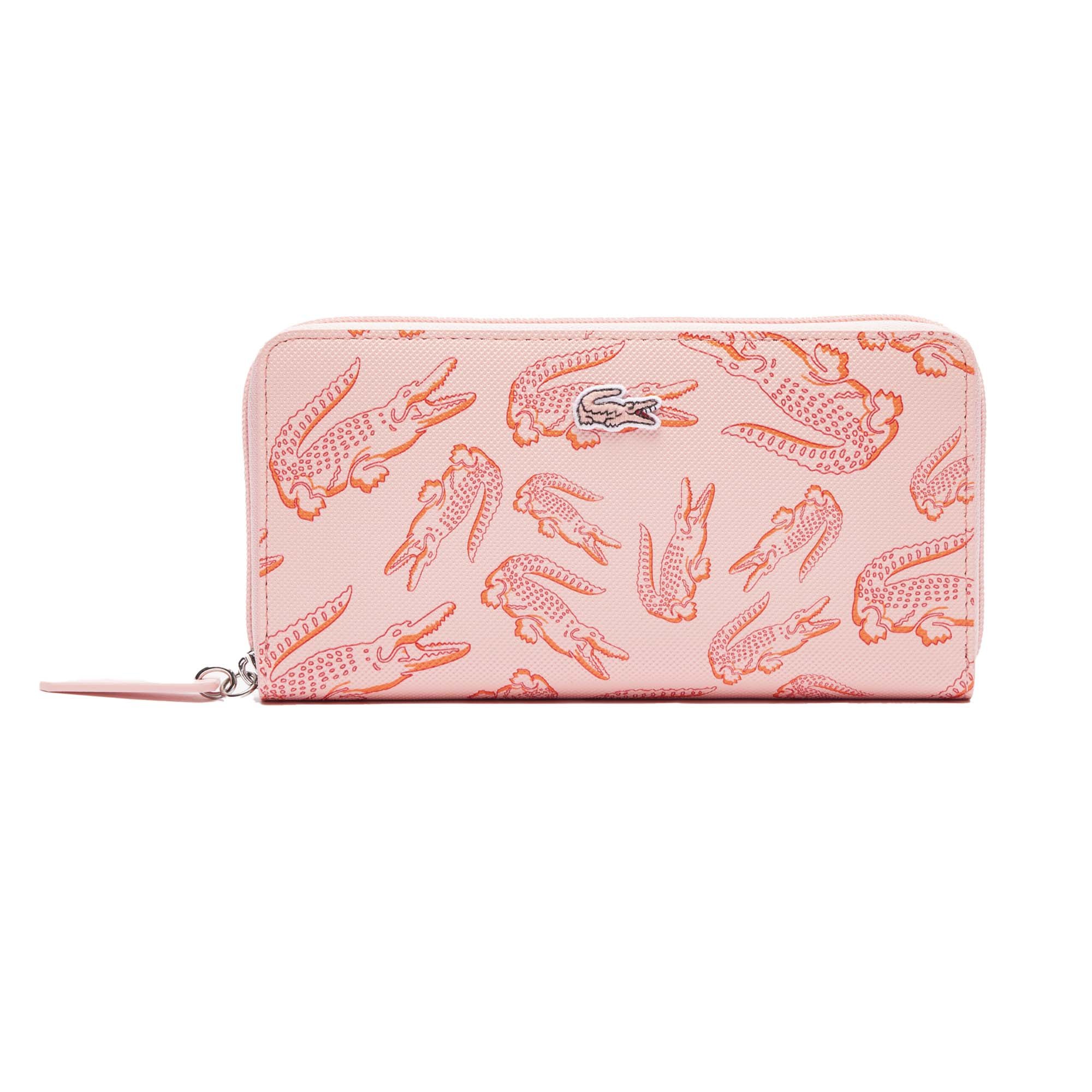 LACOSTE Billetero señora - Billetero con cremallera L12.12 Concept, 10,5x20x2,5cm (HxAxP)