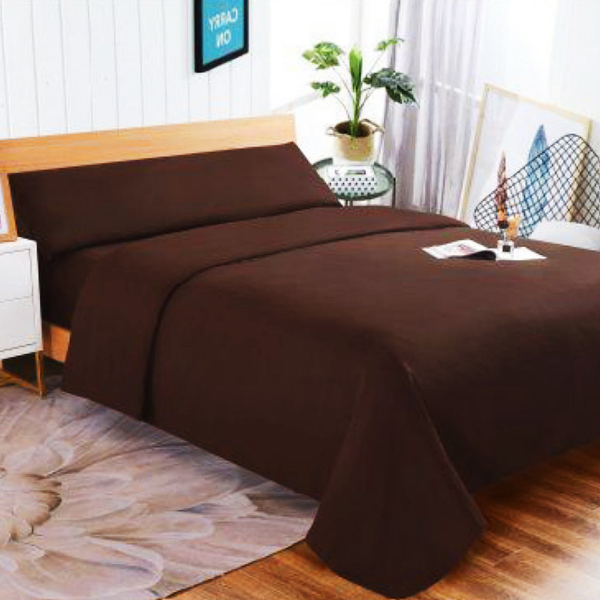 Juego de Sábanas Cama 90cm 105cm 135cm 150cm 180cm Microfibra Juego 3 y 4piezas con  Sábanas Bajera Ajustable Encimera y  Fundas de Almohada