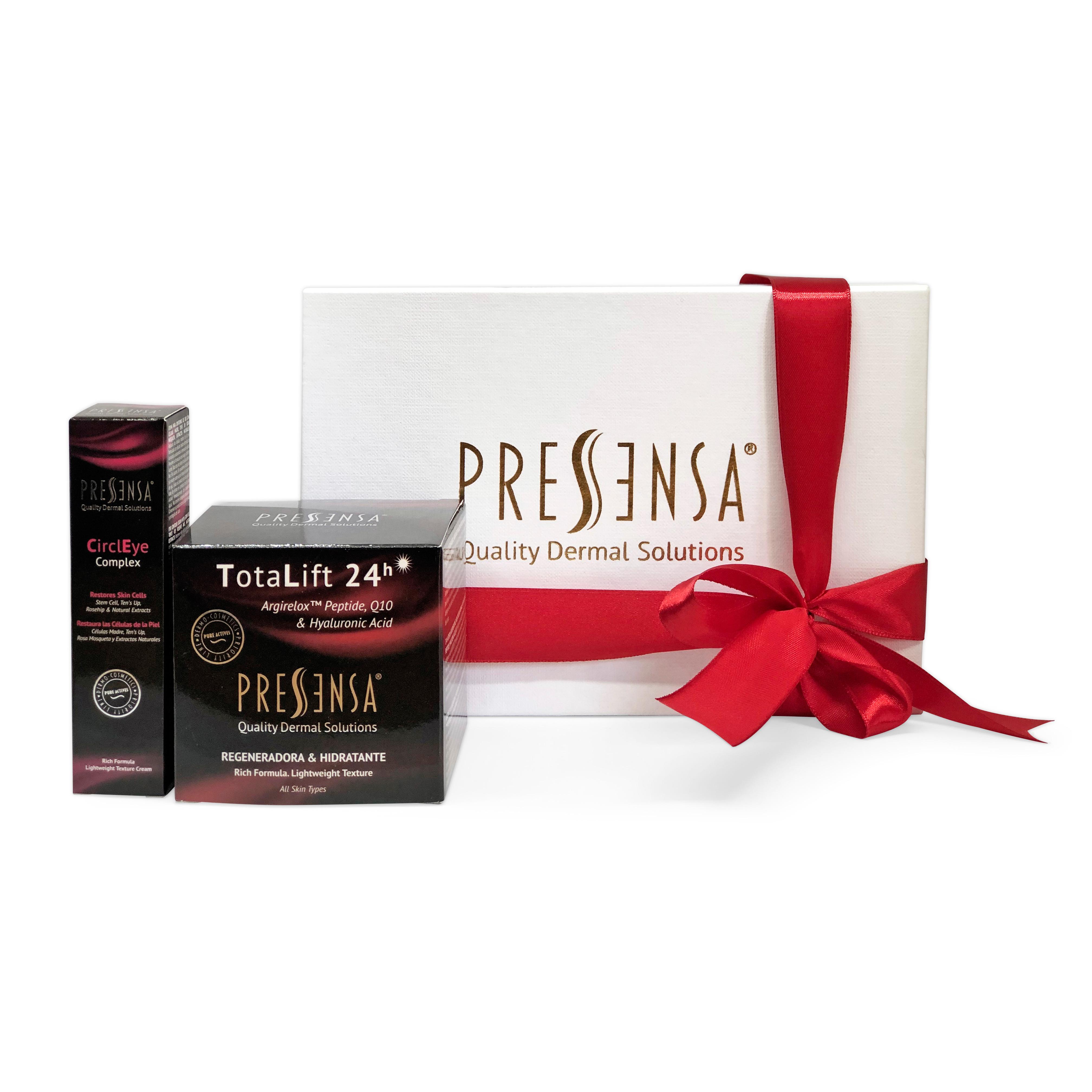 Pressensa Total Face and Eye Daily Care Kit - Hidratación y Cuidado de Ojos