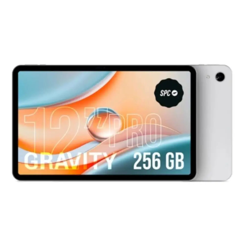 SPC - Tablet Gravity 6 Pro 4G de 12 pulgadas con 6 GB RAM y 256 GB almacenamiento, Android 14, conectividad móvil total para trabajo híbrido y edición multimedia