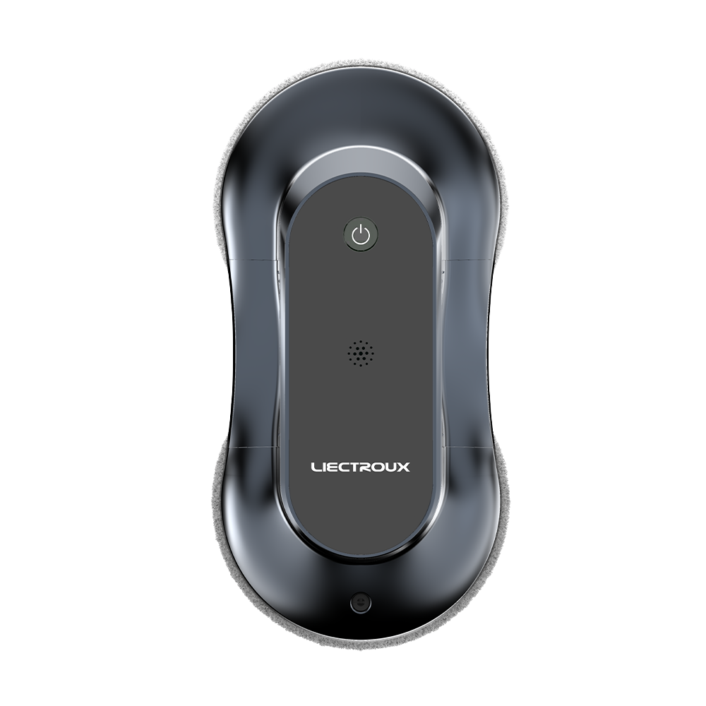 LIECTROUX YW810,Window Cleaning Robot,Dual-disc Waisted Cleaning,2800Pa,,APP Remote Control,UPS Drop Protection,8.2cm Slim Body,Ultrasonic Water Spraying,Superfine Fiber Wipes,Convenient Handle,65dB Lower Noise,Precise Detection