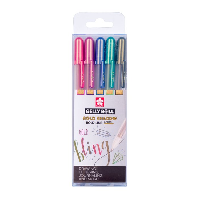 TALENS BOLIGRAFO GELLY GOLD SHADOW 5 COLORES SURTIDOS ROTULADOR