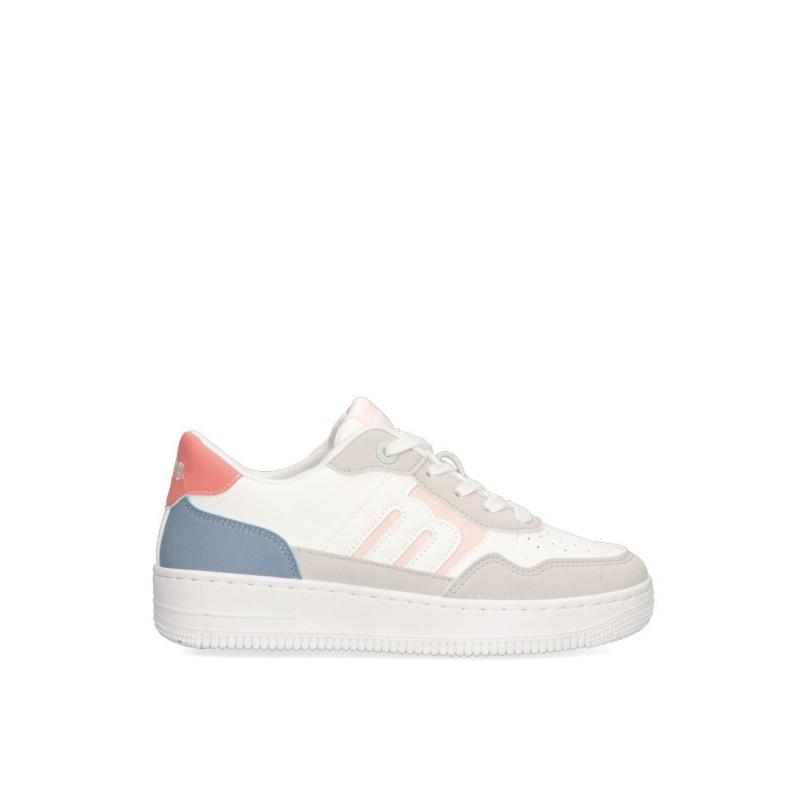 Zapatillas Basico Mustang - Mujer - Suela Plana - Modelo 60445 - Color Multicolor